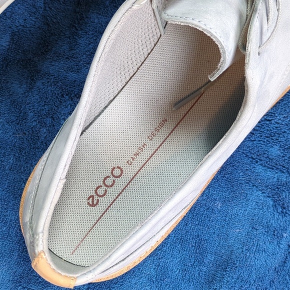 Ecco Modern Tailored Women's Lace Up Loafer,  Light Gray - Picture 9 of 16